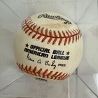 Signed By President Of Orioles Official American League Baseball In Case Ripken
