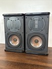 Vintage Infinity Infinitesimal Pair Bookshelf Speakers Emit Tweeters Very Nice 