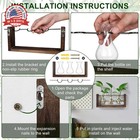 Wall Hanging Planter Propagation Station Glass Flower Vase For Hydroponics