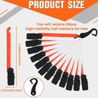 24 48 72 96 120 Pcs Trail Markers For Hunting Reflective Trail Markers High Visi