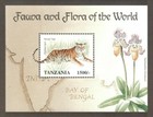 Tanzania 1998 - Fauna   Flora  Tiger  Orchid - Souvenir Sheet - Scott 1718 - Mnh