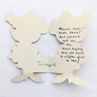 Vintage Minnie Mouse Hall Bros Brothers 1930s Merry Christmas Card Rare 