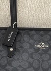 Coach Outline Signature Zip Tote  Large - Imblack