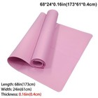 4mm Thick Eva Yoga Mat Non-slip Fitness Exercise Gym Pilates Floor Mat