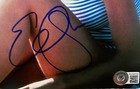 Elisabeth Shue Signed 8x10 Karate Kid Ali Beach Photo Bas Beckett Witnessed
