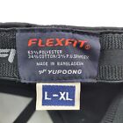 Flexfit Blank Black Hat 6277 Combed Twill Cap Men s L xl New