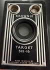 Brownie Target Six-16 Art Deco Box Camera Eastman Kodak Usa Vintage Untested
