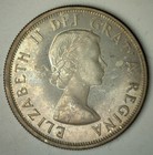 1964 Canada Silver Fifty Cents Coin Specimen 50c Toned Canadian 50-cents