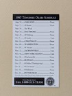 1997 Tennessee Oilers Football Pocket Schedule Card Nfl Mcdonalds         