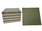 Avocado Green Ceramic Tile Shower Backsplash 4 25 In Subway Mid Century Modern