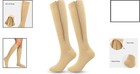 Breathable Zipper Compression Socks - 15-20mmhg Support For Active Lifestyle