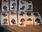 New 20 Dachshund Stickers Black Brown Red Tan Weiner Dog 3