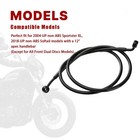 Sportster Handlebar 42 5  Front Brake Line For Harley Softail 18-up Without Abs