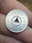 Louisiana 1 Mill Luxury Tax Token Triangle Center Vintage Coin