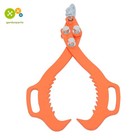 2 Claw Heavy Duty Timber Log Lifting Tongs 18  28  30  32  Timber Claw Hook Red