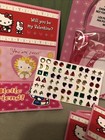 Vintage 2003 Hello Kitty Sanrio 24 Valentines Day Cards Stickers Envelopes Seals