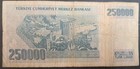  1998  T  rkiye 250 000 Liras   P211  F86-344608 