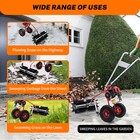 Walk Behind Power Sweeper Broom 43cc 1 7hp Gas Engine Sweeper Lawn Gravel Turf 