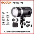 Godox Ad300pro 2 4g Ttl Hss Pocket Outdoor Li-ion Battery Flash Speedlite Usa