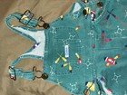 Vintage 90s Oshkosh Bgosh Boats Cotton Shortalls Overalls 3 Toddler-fits 2t Usa