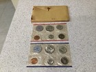 1960 P   D Us Mint Set Uncirculated 10 Coin Set Ogp 90  Silver Franklin