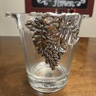 Arthur Court Grape Pattern Crystal Ice Bucket 6-3 8    New 