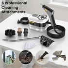2500w High-temp Steam Cleaner  Handheld Steamer Kit For Home  Car   Grout