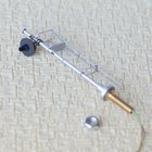 1 X Ho Scale Model Railroad 3-colors Searchlight Signal Led Metal 1 Head  m00