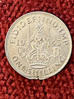    1943 Rare Mint Error Great Britain One Shilling Silver World Coin