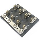 Bocatech Btmhb-31 4-gang Marine Fuse Block For 3ag Glass Fuses