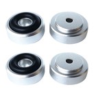 4  Aluminum Shock Absorber Turntable Pads Audio Cd Hifi Speaker Isolation Feet  