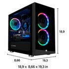 Custom Build Argb Desktop Pc Gaming Computer  I7 16gb Ram 1tb Ssd Rtx 3050 Win11