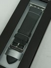 Vince Camuto -  Men s Apple Watch Band Black Pebble Leather 42 44 45mm - New