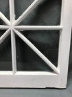 Antique Vintage Single 8 Lite Window Sash Shabby White Chic 27x29 Old 510-25b