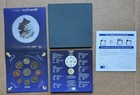 1998 Great Britain 9 Coin Mint Set Bu Harrods Knightsbridge Royal Mint Km986-994
