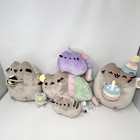 Pusheen Plush Lot Of 6 Pugsheen Unicorn Cake Birthday Keychain Plush