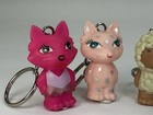 Kitty Cat Fox Variety Star Awards Keychains Lot Of 6