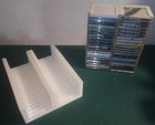 White Minidisc Tray  holds 40 Discs In Cases  Storage holder stand rack box