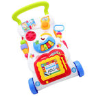 2in1 Baby Walker Stroller Activity Musical Toys Car First Steps Ride On Go