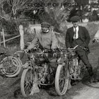 1914 Motorcycle Hillclimb Racing 12x36 Panoramic Photo Harley Davidson Indian  