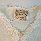 Gunne Sax White Lace Bolero Long Sleeve Shrug Designer Bride Cardigan Xs