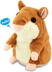 Talking Hamster  Interactive Stuffed Plush Animal Talking Toy Cute Sound Effects