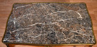 1930s French Louis Xv Walnut Inlaid   Marble Top Coffee Table