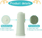 Baby Toothbrush Finger Toothbrush Oral Cleaner Kit With 5pcs Baby Tongue Cleaner