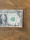 2013 Rare  1 One Dollar Bill Note Off Center Misaligned  Miscut Error H24059099
