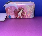 Loungefly Disney The Little Mermaid Ariel Soft Floral Wallet Nwt