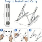 Portable Laptop Stand Adjustable Foldable Notebook Tablet Holder Computer Desk