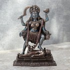 Veronese Kali Standing On Shiva s Chest Statue Sculpture Figurine  Bronze