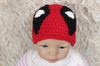 New Knit Crochet Baby Child Deadpool Hat Cap Baby Shower Hat Beanie 0-6 Year