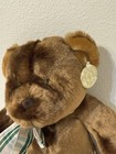 Dan Dee Collector   s Choice Brown Teddy Bear Plush Medallion Bow Vintage
